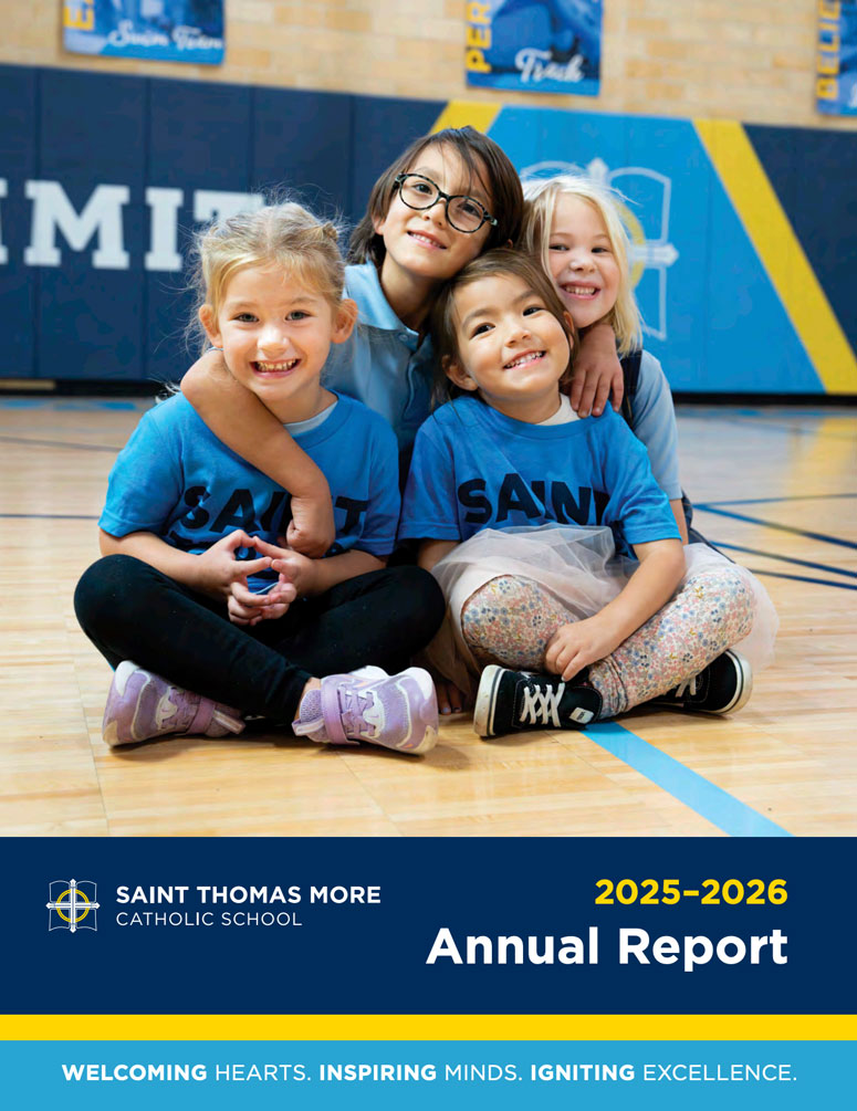 2026 St Thomas More Annual Report cover