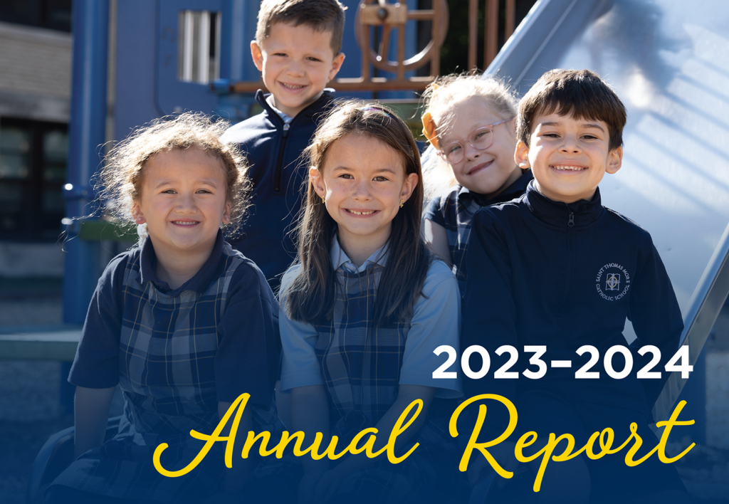 st thomas more annual report cover image 2023-24