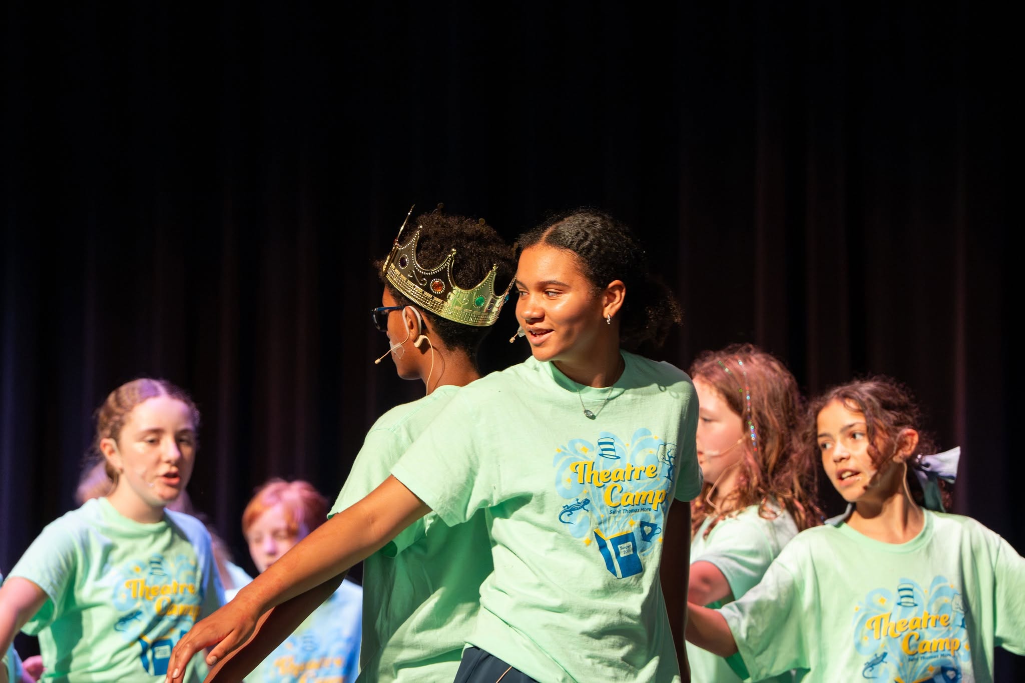 Students acting in Theater Class